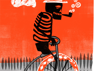 Artcrank Red artcrank bike