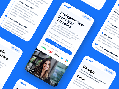 Awari Website ui ux