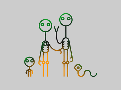 Family of aliens aliens family sweet home