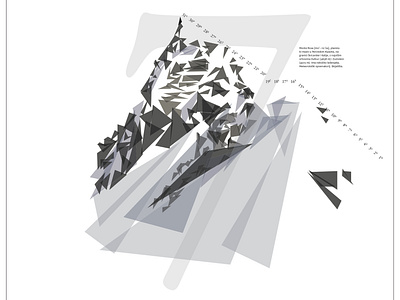 Calendar 2018. - July abstract calendar design hiking illustration july mountain nature project snow triangle