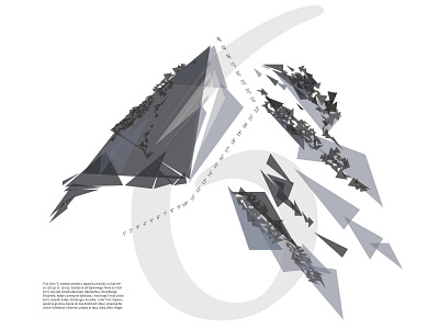 Calendar 2018. - June abstract calendar design hiking illustration mountain nature project snow triangle