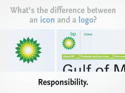 Difference between icon and logo