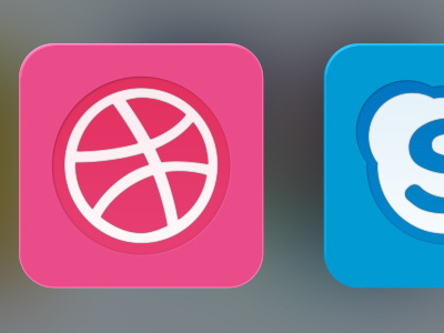 Dribbble icon addition dribbble icons skype social