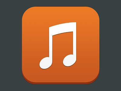 iOS 7 Music Icon by Carlos A. Rivera on Dribbble