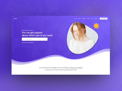 Quadra Exclusive Template - Aura Demo agency animation aura blog colorful cool design form navigation onepage search slider svg template theme typography ui ux waves website