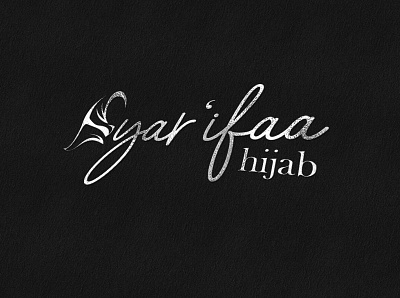 Logo Syar ifaa Hijab branding graphic design logo vector