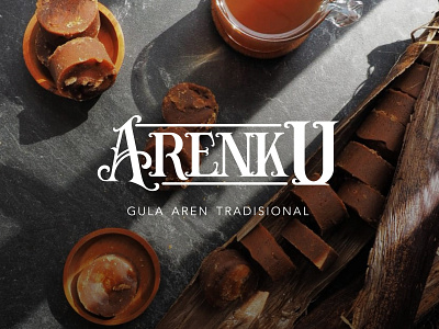 Logo Arenku branding design logo typography