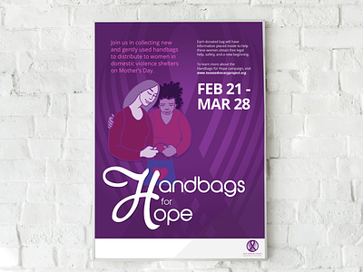 Handbags for Hope Illustration & Poster Design graphic design illustration poster art