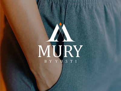 Mury by Yusti boutique logo brand identity busines fashion fashion brand logo monogram
