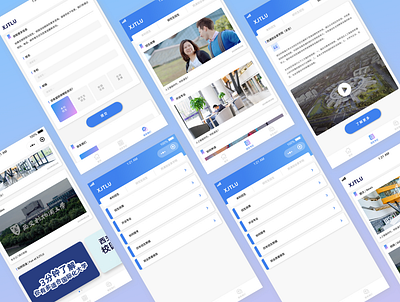 Student recruitment App UI design app branding design mockup ui uiux university ux ui web webdesign