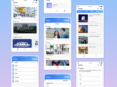 Student recruitment App UI design app branding design mockup ui uiux university ux ui web webdesign