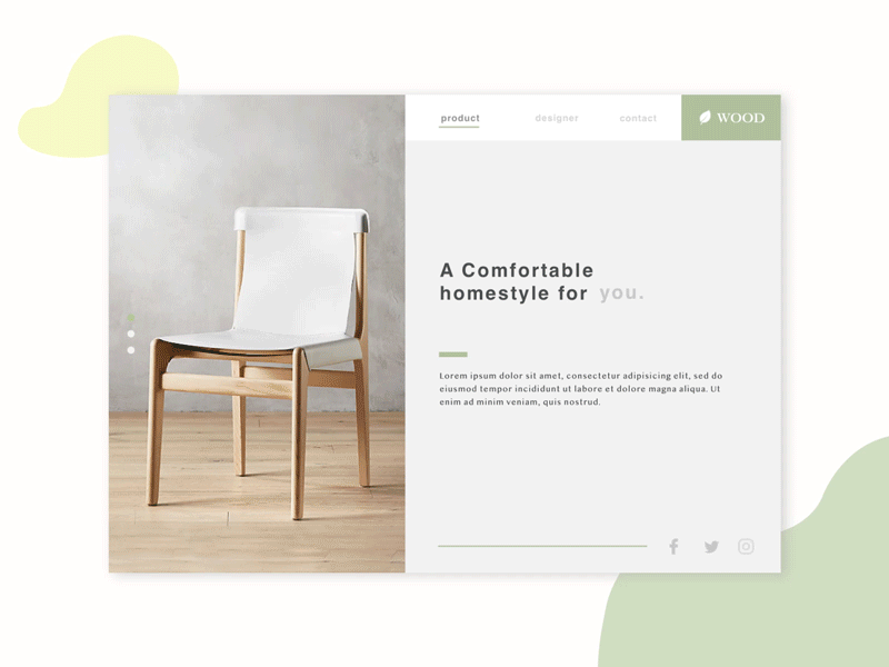 Prototype for a furniture webpage app branding clean flame furniture furniture app mockup motion animation pastel pastel color prototype ui uidesign ux uxdesign uxuidesign web webdesign