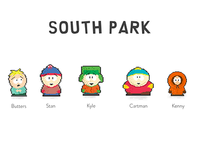 8-bit South Park 8 bit park south