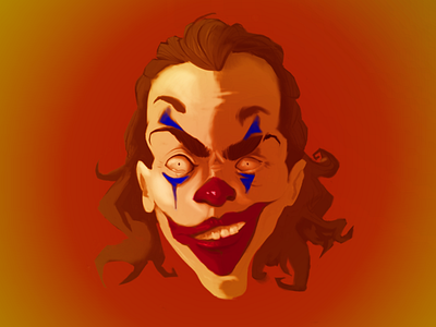 Joker Portrait digitalart illustration procreate procreate art