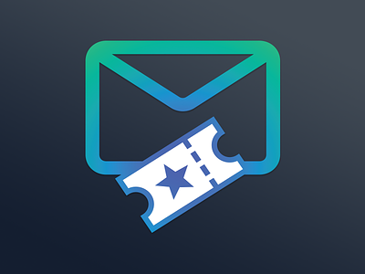 Event Ticket Email App Icon - Day 5 Challenge app dailyui dailyui 005 icon