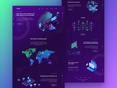 Oasis Stock Market Analysis Website Concept