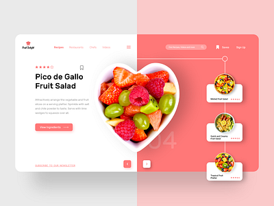 Fruit Delight Webpage Concept