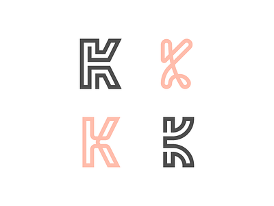 Daily Alphabet #K alphabet daily explorations k letter mark negative outlines