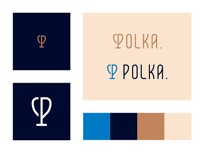Polka. Exploration branding colors cycling logo mark monogram p polka. race trophy type typography