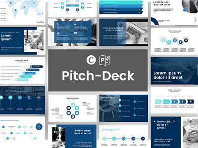 Pitch-Deck Design branding canva design graphic graphic design illustration logo pitch deck pitchdeck powerpoint presentation typography ui vector