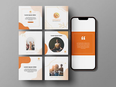 Social Media Kit Design branding design graphic graphic design instagram logo post psychology social media typography vector