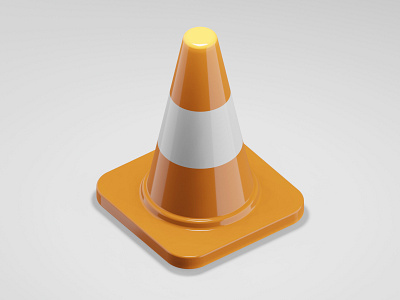 Traffic cone icon