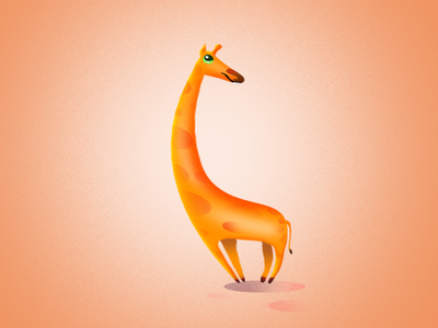 Here is my new illustration. hope you like it! #seriescute adobe android animal characterdesign digital giraffe illustraion