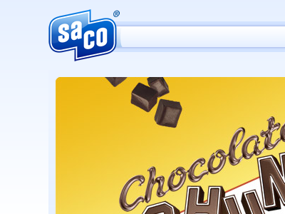 SACO Foods Website 38one chocolate chunks denis saco web