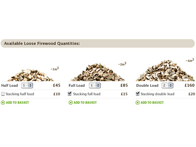 JagTimber firewood quantities