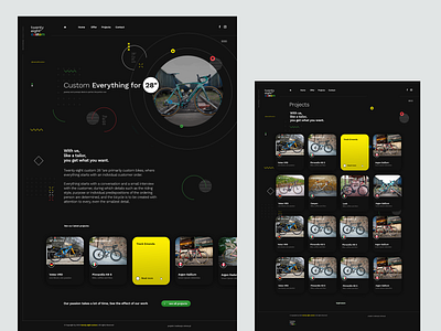 Twenty eight custom adobexd agency bike cycling design illustrator interaction design interface olsztyn photoshop ui ux webdesign www