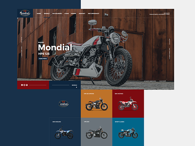 FB Mondial adobexd agency design interface layout modern motorbikes motorcycle motorcycles motoribike ui ux web webdesign website