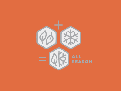 Season Icons icon leaf logo season snowflake