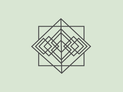 Geometric GIF animate geometric gif icon logo mint pattern square triangle