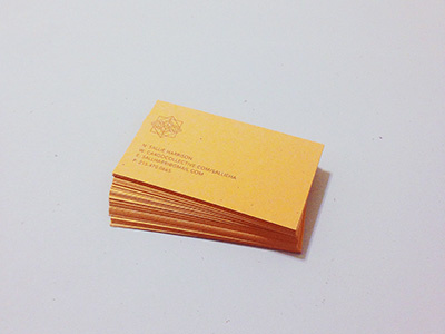 Business Cards In Progress