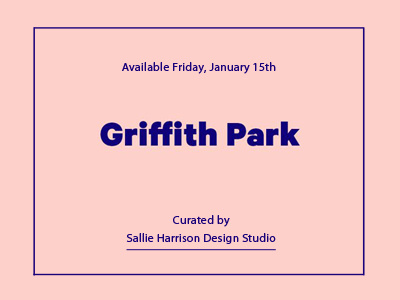 On The Grid - Griffith Park curated design designers griffith park la los angeles minimal neighborhood on the grid photography pink travel