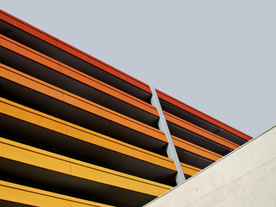 Epic Gradient architecture building geometric gradient la los angeles minimal orange photoshop rainbow surrealist yellow