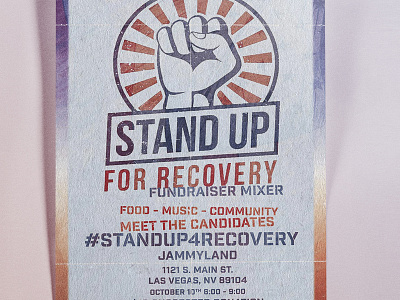 Recovery PAC Stand Up for Recover Fundraiser Mixer - Jammyland