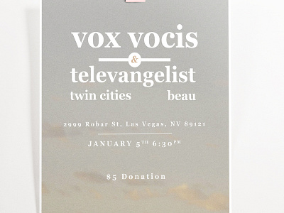 Vox Vocis & Televangelist - House Show
