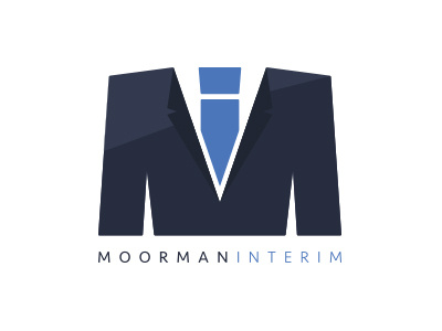 Moorman Interim Logo blue business interim logo moorman suit