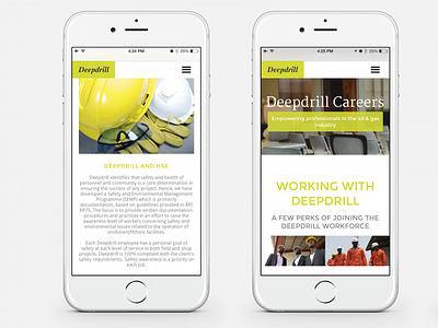 Deepdrill | Careers careers gas green lime nigeria oil web design website