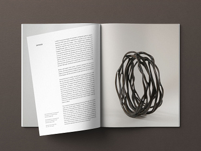 Retrospective catalog for sculptor, Caprice Pierucci