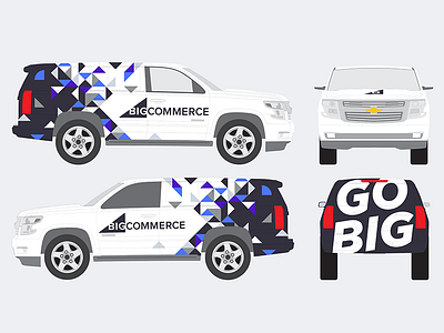 SUV Wraps bigcommerce car wrap geometric guerrilla campaign suv vehicle