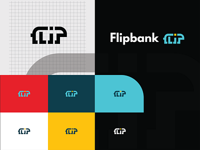 Flipbank african bank logo brand identity ecommerce entrepreneur finance illustrator institutes logo design youthful