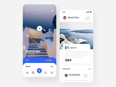 Travel App app ui ux