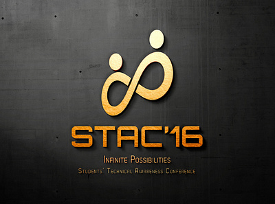STAC'16 Logo Ed Effect 2016 3d 3d art conference effect infinite logo logo design mockup mockups possibilities realistic realistic 3d