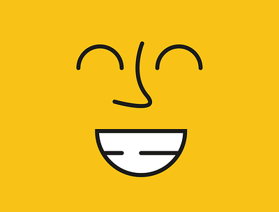 Happy Face adobe illustrator design emoji emoticon emotions face happy icon illustration minimal minimalism minimalist