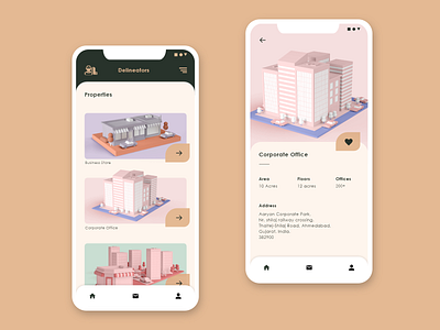 Construction Company Mobile App Design