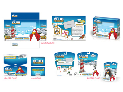 Club Penguin Packaging