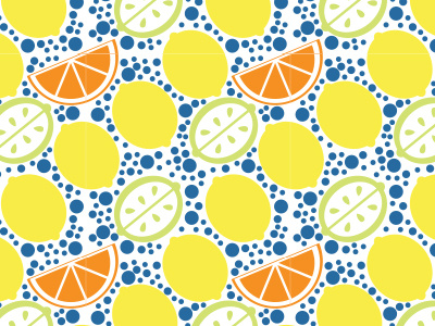 Citrus Pattern fun illustrator pattern summer surface pattern