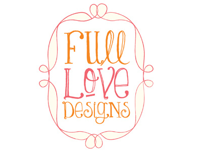 Full Love Designs Logo cute fun logos whimsical